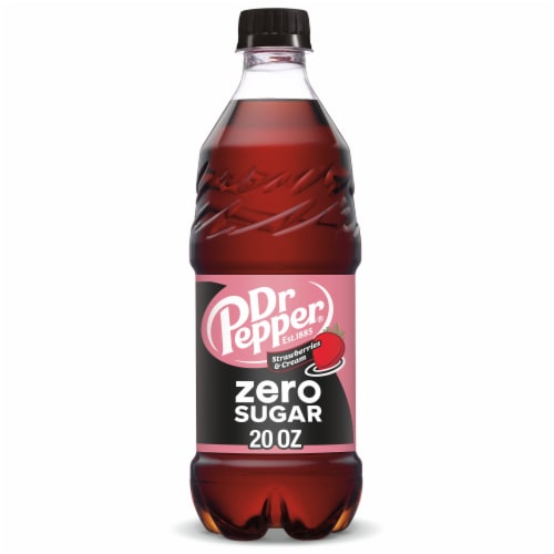 Dr Pepper Strawberries & Cream Zero Sugar Soda C6