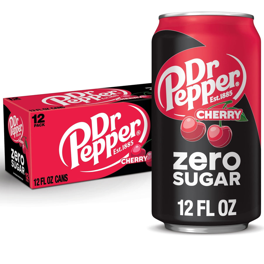 Dr Pepper Cherry Zero Sugar Soda A5
